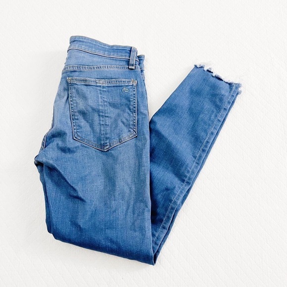 Rag & Bone Cate Mid-Rise Ankle Skinny Denim Jeans SZ6 - Picture 9 of 10